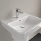 Villeroy and Boch O.novo Square 1TH Washbasin + Semi Pedestal