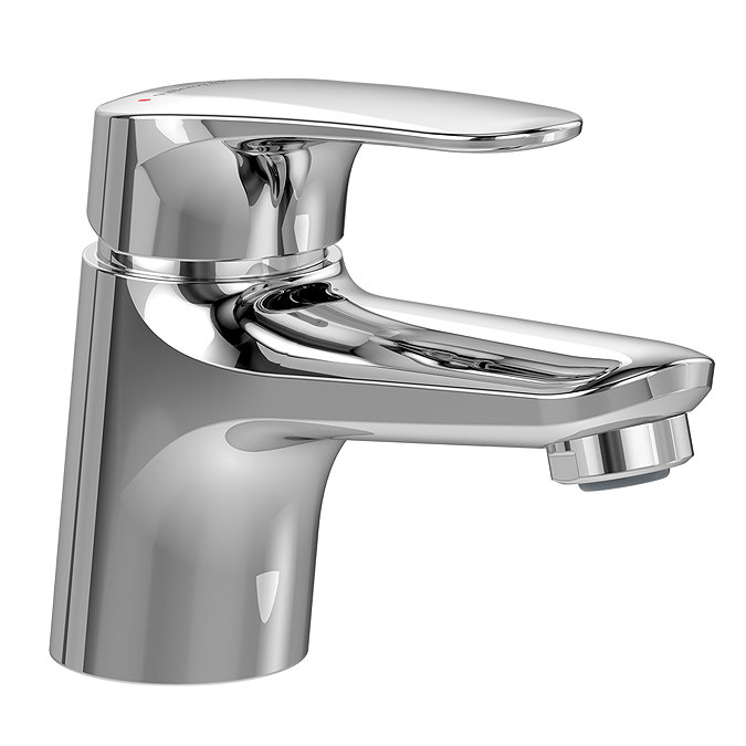 Villeroy and Boch O.novo Start Mini Single Lever Basin Mixer with Push-open Waste - Chrome