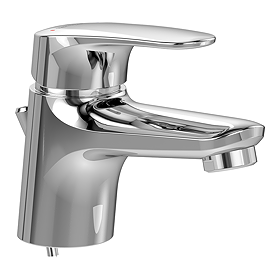 Villeroy and Boch O.novo Start Mini Single Lever Basin Mixer with Pop-up Waste - Chrome