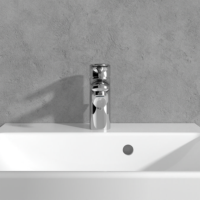 Villeroy and Boch O.novo Start Single Lever Basin Mixer with Pop-up Waste - Chrome