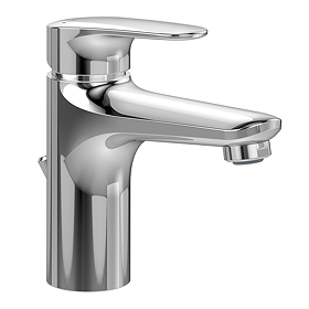 Villeroy and Boch O.novo Start Single Lever Basin Mixer with Pop-up Waste - Chrome
