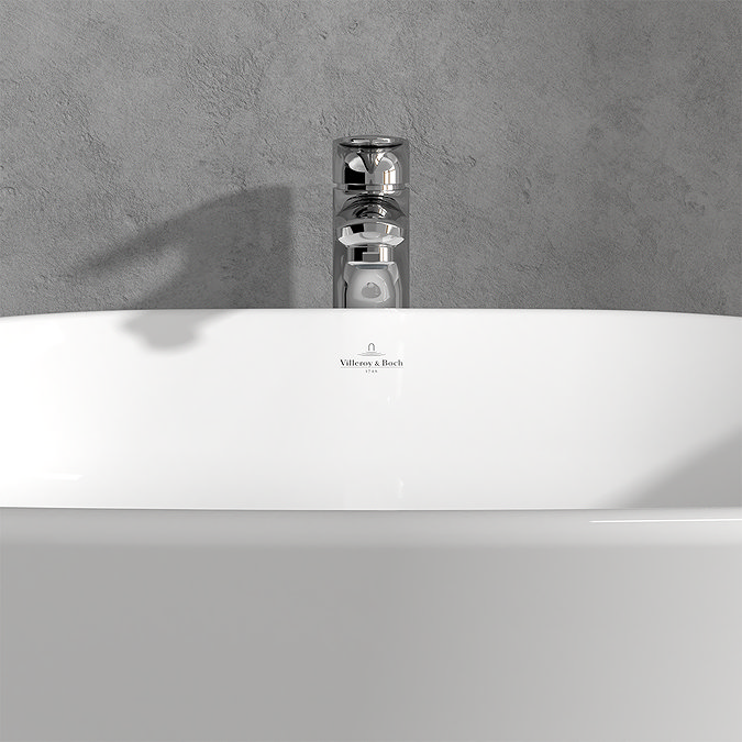 Villeroy and Boch O.novo Start Tall Basin Mixer with Push-open Waste - Chrome