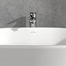 Villeroy and Boch O.novo Start Tall Basin Mixer with Push-open Waste - Chrome
