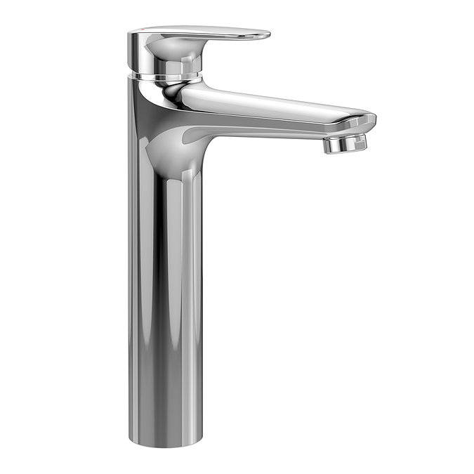 Villeroy and Boch O.novo Start Tall Basin Mixer with Push-open Waste - Chrome