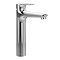 Villeroy and Boch O.novo Start Tall Basin Mixer with Push-open Waste - Chrome