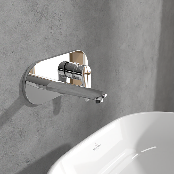 Villeroy and Boch O.novo Start Wall Mounted Single Lever Basin Mixer - Chrome