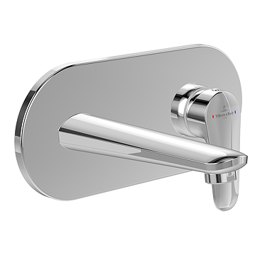 Villeroy and Boch O.novo Start Wall Mounted Single Lever Basin Mixer - Chrome