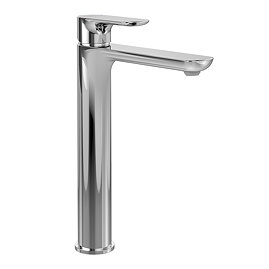 Villeroy and Boch O.novo Tall Basin Mixer with Push-open Waste - Chrome