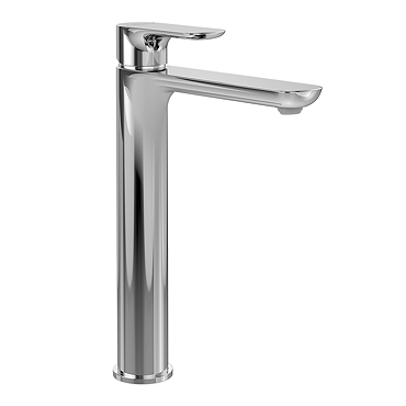 Villeroy and Boch O.novo Tall Basin Mixer with Push-open Waste - Chrome