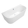 Villeroy and Boch Oberon 2.0 1800 x 800mm Back To Wall Bath  In Bathroom Large Image