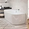 Villeroy and Boch Oberon 2.0 1800 x 800mm Back To Wall Bath Large Image