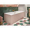 Villeroy and Boch Oberon 2.0 1800 x 800mm Double Ended Rectangular Bath  Profile Large Image