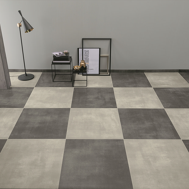 Villeroy and Boch Spotlight Grey Wall & Floor Tiles - 600 x 600mm