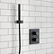 Villeroy and Boch Square Complete Shower Set - Matt Black