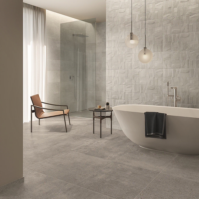 Villeroy and Boch Stageart Silver Wall & Floor Tiles - 600 x 600mm