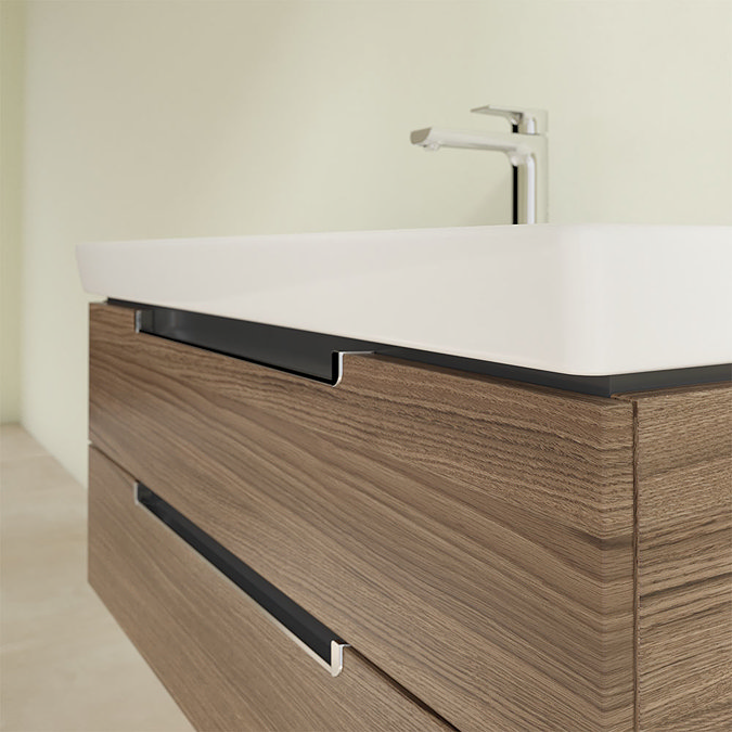Villeroy and Boch Subway 2.0 Arizona Oak 1000mm Wall Hung 2-Drawer Vanity Unit  Feature Large Image