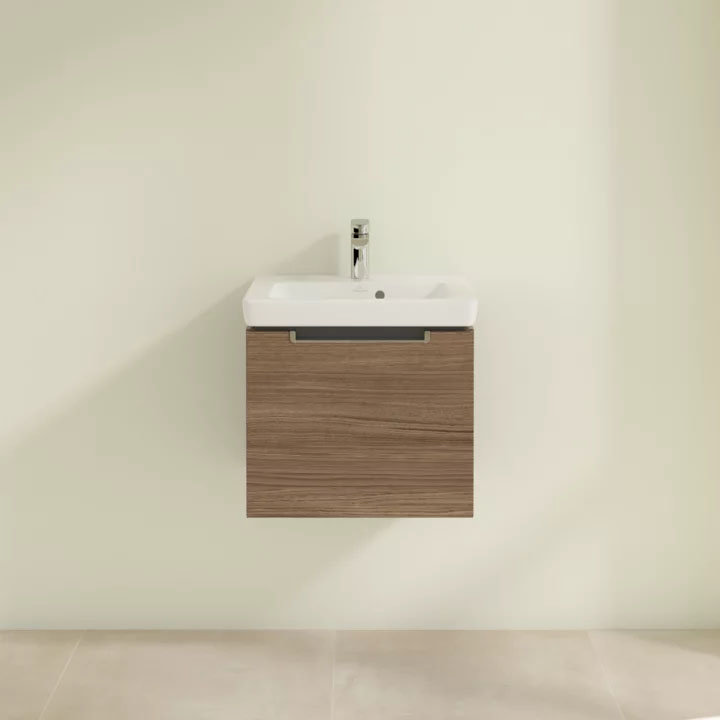 Villeroy and Boch Subway 2.0 Arizona Oak 500mm Wall Hung 1-Drawer Vanity Unit  Feature Large Image