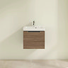 Villeroy and Boch Subway 2.0 Arizona Oak 500mm Wall Hung 1-Drawer Vanity Unit  Feature Large Image