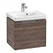 Villeroy and Boch Subway 2.0 Arizona Oak 500mm Wall Hung 1-Drawer Vanity Unit Large Image