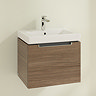 Villeroy and Boch Subway 2.0 Arizona Oak 550mm Wall Hung 1-Drawer Vanity Unit Profile Large Image