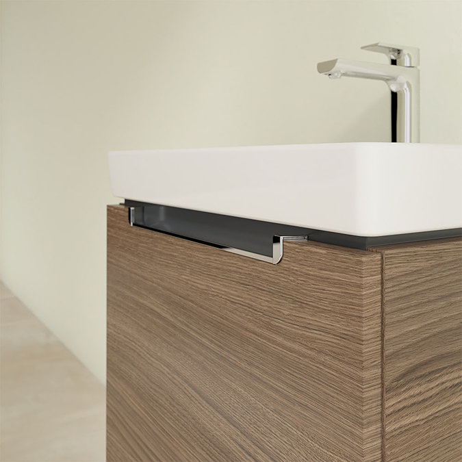 Villeroy and Boch Subway 2.0 Arizona Oak 550mm Wall Hung 1-Drawer Vanity Unit  Feature Large Image