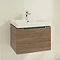 Villeroy and Boch Subway 2.0 Arizona Oak 600mm Wall Hung 1-Drawer Vanity Unit  Profile Large Image