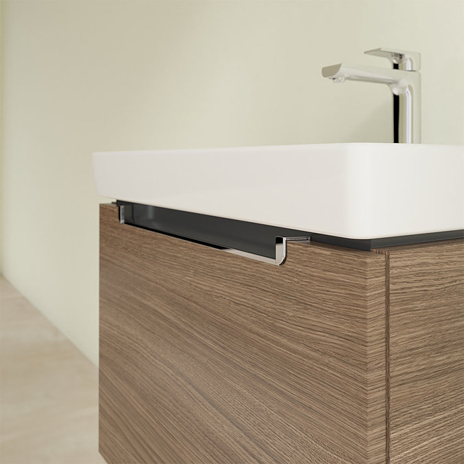 Villeroy and Boch Subway 2.0 Arizona Oak 600mm Wall Hung 1-Drawer Vanity Unit Feature Large Image