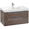 Villeroy and Boch Subway 2.0 Arizona Oak 800mm Wall Hung 2-Drawer Vanity Unit Large Image