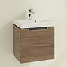Villeroy and Boch Subway 2.0 Arizona Oak Wall Hung 1-Drawer Vanity Unit  Profile Large Image