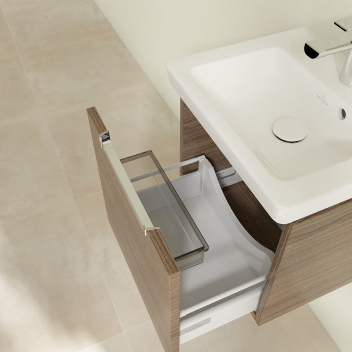 Villeroy and Boch Subway 2.0 Arizona Oak Wall Hung 1-Drawer Vanity Unit Standard Large Image