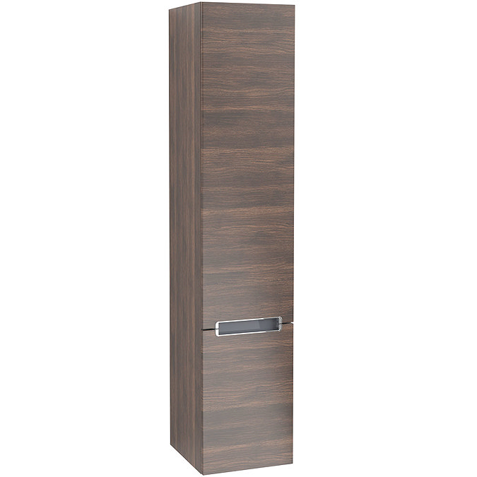 Villeroy and Boch Subway 2.0 Arizona Oak Wall Hung Tall Cabinet Large Image