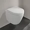 Villeroy and Boch Subway 2.0 DirectFlush Compact Rimless Wall Hung Toilet + Soft Close Seat Large Im