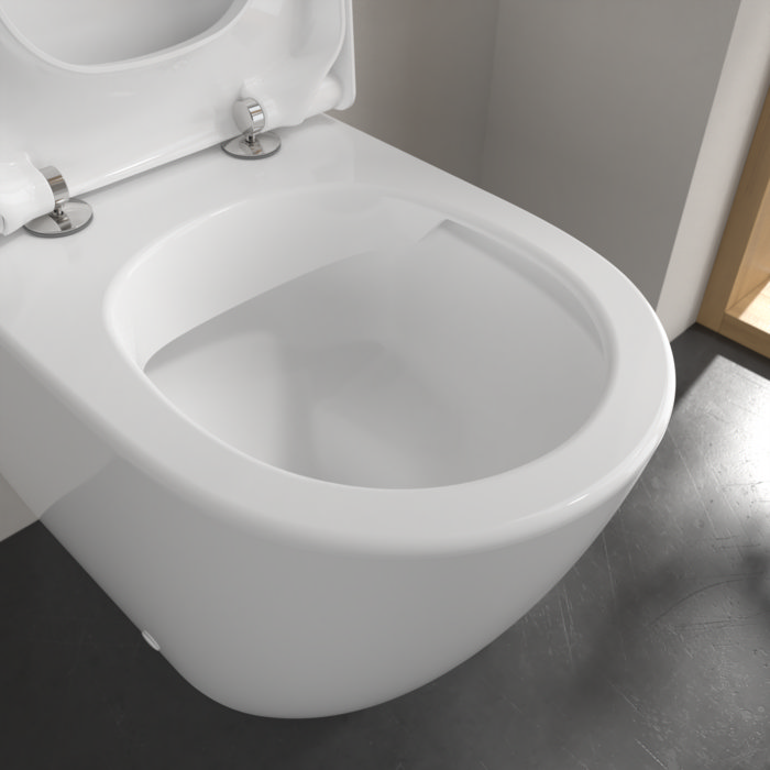 Villeroy and Boch Subway 2.0 DirectFlush Rimless Back to Wall Toilet + Soft Close Seat