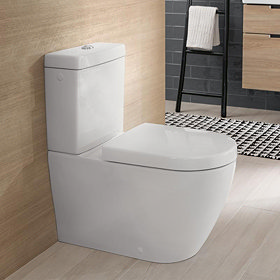 Villeroy and Boch Subway 2.0 DirectFlush Rimless BTW Close Coupled Toilet (Side/Rear Entry Water Inl