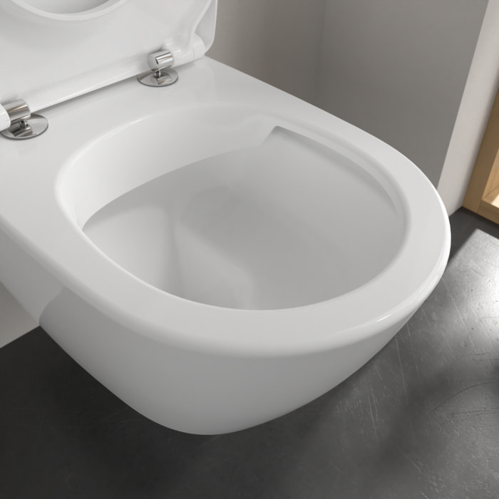 Villeroy and Boch Subway 2.0 DirectFlush Rimless Wall Hung Toilet + Soft Close Seat