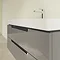 Villeroy and Boch Subway 2.0 Glossy Grey 1000mm Wall Hung 2-Drawer Vanity Unit  Feature Large Image