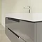 Villeroy and Boch Subway 2.0 Glossy Grey 1000mm Wall Hung 2-Drawer Vanity Unit Feature Large Image