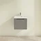 Villeroy and Boch Subway 2.0 Glossy Grey 500mm Wall Hung 1-Drawer Vanity Unit Feature Large Image