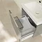 Villeroy and Boch Subway 2.0 Glossy Grey 550mm Wall Hung 1-Drawer Vanity Unit Standard Large Image