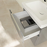 Villeroy and Boch Subway 2.0 Glossy Grey 600mm Wall Hung 2-Drawer Vanity Unit  Standard Large Image