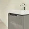 Villeroy and Boch Subway 2.0 Glossy Grey Wall Hung 1-Drawer Vanity Unit Feature Large Image