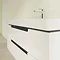 Villeroy and Boch Subway 2.0 Glossy White 1000mm Wall Hung 2-Drawer Vanity Unit  Feature Large Image