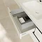 Villeroy and Boch Subway 2.0 Glossy White 1300mm Wall Hung Double Basin Vanity Unit In Bathroom Lar