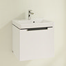 Villeroy and Boch Subway 2.0 Glossy White 500mm Wall Hung 1-Drawer Vanity Unit  Profile Large Image