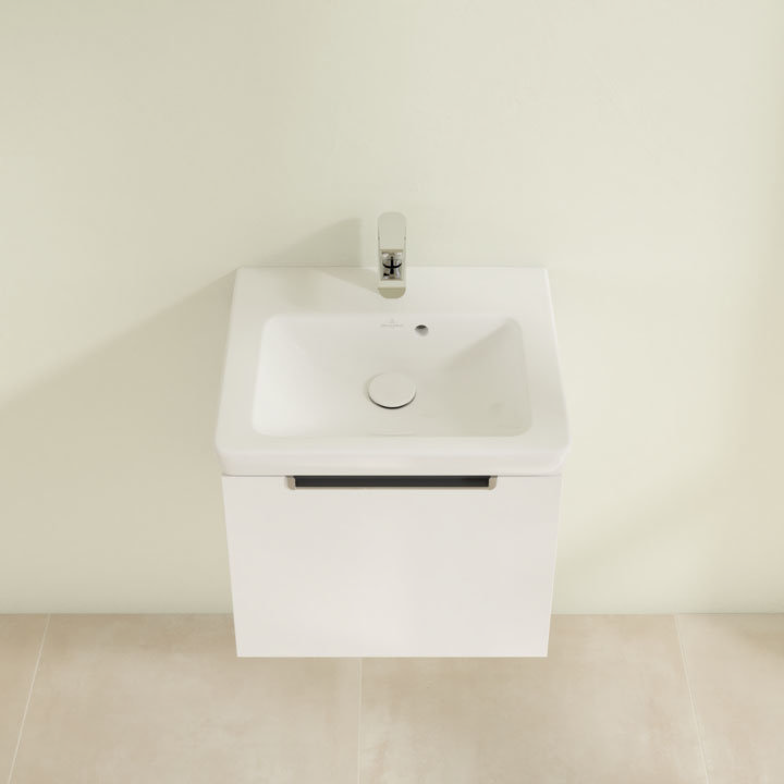 Villeroy and Boch Subway 2.0 Glossy White 500mm Wall Hung 1-Drawer Vanity Unit  Standard Large Image