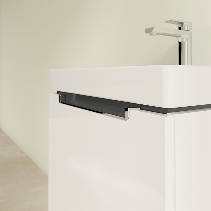 Villeroy and Boch Subway 2.0 Glossy White 550mm Wall Hung 1-Drawer Vanity Unit  Feature Large Image