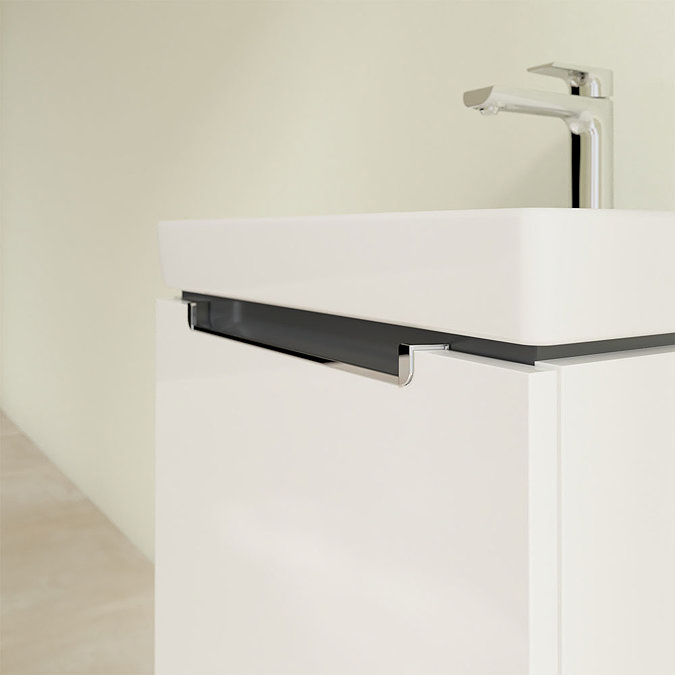 Villeroy and Boch Subway 2.0 Glossy White 550mm Wall Hung 1-Drawer Vanity Unit Feature Large Image