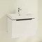 Villeroy and Boch Subway 2.0 Glossy White 600mm Wall Hung 1-Drawer Vanity Unit  Profile Large Image