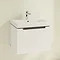 Villeroy and Boch Subway 2.0 Glossy White 600mm Wall Hung 1-Drawer Vanity Unit Profile Large Image