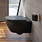 Villeroy and Boch Subway 2.0 Matt Black Rimless Wall Hung Toilet + Soft Close Seat